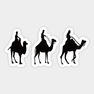 Camel desert ship Sticker